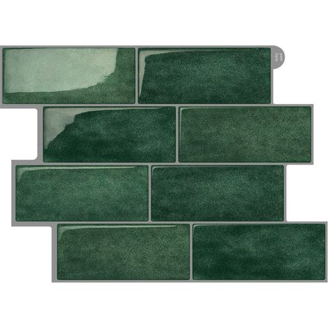 Lot de 5 Carreaux de Crédence 3D Autocollants (25x25 cm) - Panneaux Muraux Imperméables Autoadhésifs pour Cuisine et Salle de Bain, Installation Facile (1/5)