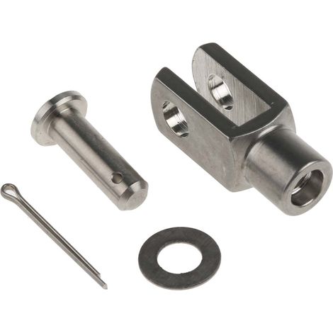 Chape en Acier inoxydable, Filetage de fixation M6 x 1 ( Prix pour Paquet de 4 )