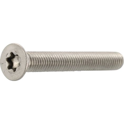 Senkschrauben Torx 20 ISO14581 Holzschrauben Vollgwinde M4x6mm Edelstahl A4
