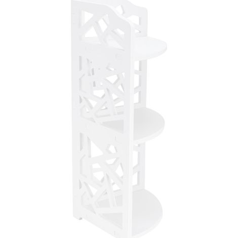 Étagère d'angle à 3 niveaux pour plantes, idéale pour les petits espaces (salle de bain, chambre, etc.). (1/5)