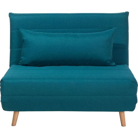 Single Sofa Bed SETTEN Fabric Sea Blue (1/5)