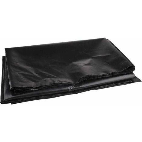 Revestimiento de polietileno HDPE para estanques de 2 m x 3 m, color negro, para estanques de peces, arroyos, fuentes y jardines acuáticos. (1/5)