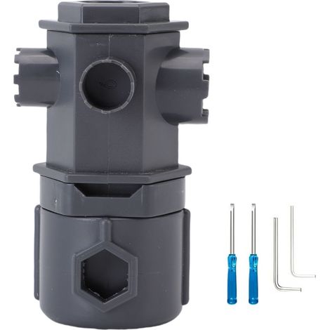 Clé à robinet multifonctionnelle 16 en 1, outil hexagonal universel pour plombiers, idéale pour une utilisation sous les éviers dans les cuisines, les salles de bains et les maisons. (1/5)
