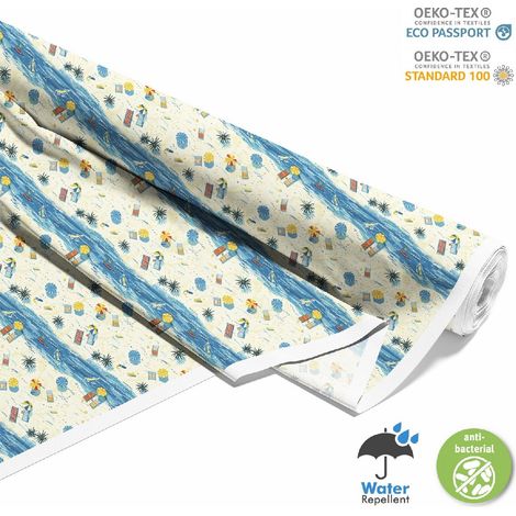 TISSUS DÉCORATIFS D'EXTÉRIEUR OXFORD - motif été DX9016 (1/5)