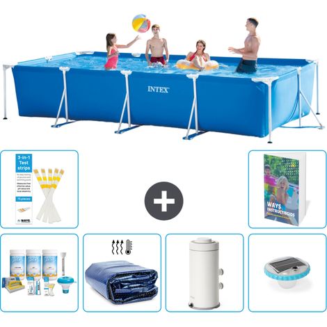 Rechteckiger Frame Pool - 450x220x84 cm - 7-teilig S54