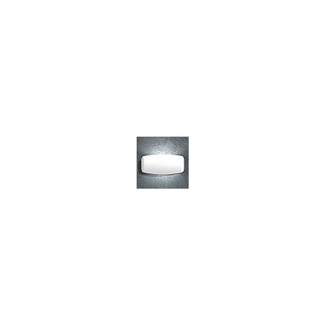 Applique murale abram 1xr7s (189mm) 10,5w avec bouton poussoir cct (3couleurs) ip55 l.26,5xw.6xh.12cm blanc résine