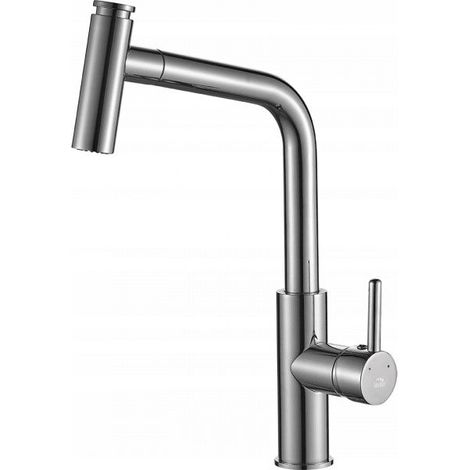 Robinet d'évier sur pied TORO Laveo avec bec extractible, chromé (1/3)