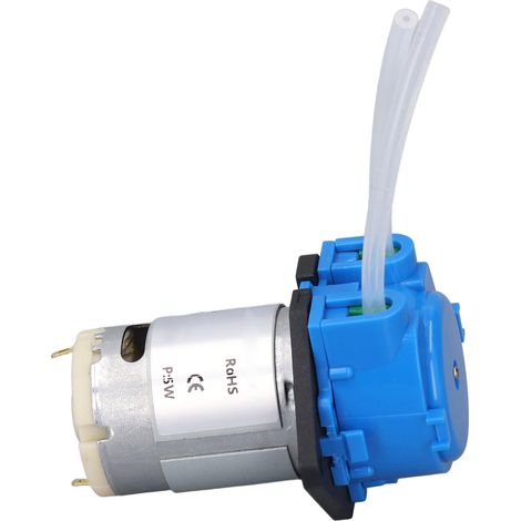 Miniatur-Schlauchpumpe 5W 24V, Fördermenge 60ml/min, Flüssigkeitsdosierung für Aquarien, Labore, Präzisionsgeräte, kleine Dosierpumpe (1/5)