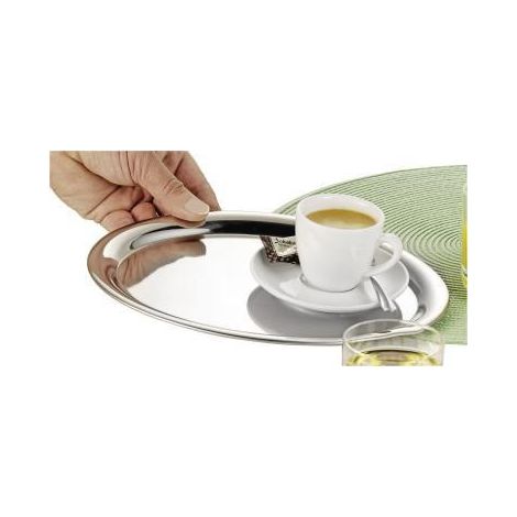 Serviertablett ® DAILY 22 x 1,4 x 29 cm (B x H x L) Edelstahl Farbe: silber (1/4)