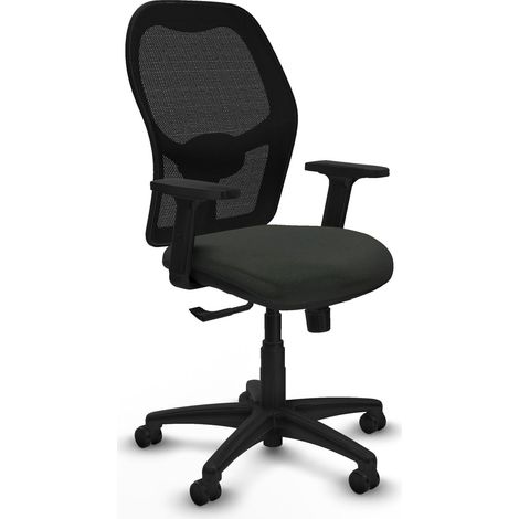 Sedia da ufficio piqueras y crespo Alocén nero mesh poliammide (1/2)