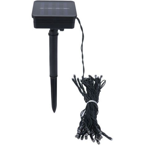 BUNTHAUS Guirlande solaire 30LED, lampe décorative avec 8 Modes, pour fêtes, mariages, festivals, blanc chaud