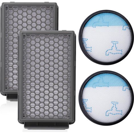 2 Kit de Filtres pour Rowenta l'Aspirateur Moulinex Compact Power Cyclonic RO3731EA RO3753EA RO3786EA RO3718EA RO3724EA RO3798EA, HEPA Filtres Alternative à ZR005901 H361