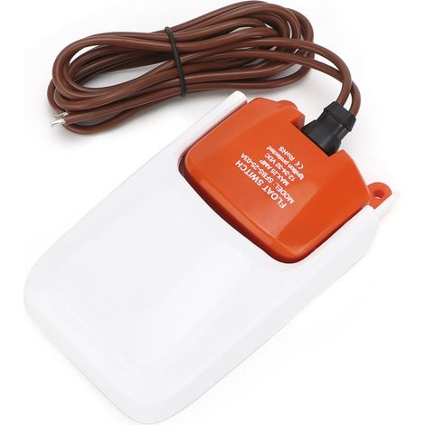 Interrupteur à flotteur pour pompe de cale marine, anti-vieillissement et résistant aux UV, adapté aux systèmes 25 ampères 12V 24V 32V. (1/5)
