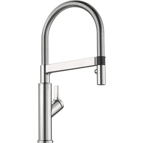 BLANCO 522407 SOLENTA-S Senso UltraResist-Rubinetto da cucina con finitura in acciaio INOX, 230 V, Sensore (1/5)