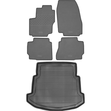 Set di tappetini in gomma per auto e tappetino per bagagliaio per Ford Mondeo IV Hatchback del 2007