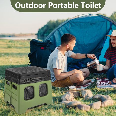 Toilette Portable ou Pack de 120 Trousses de Toilette de Camping (1/4)