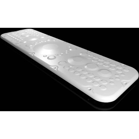 Rittal SZ Placa de brida de plástico Talla 4 Gris