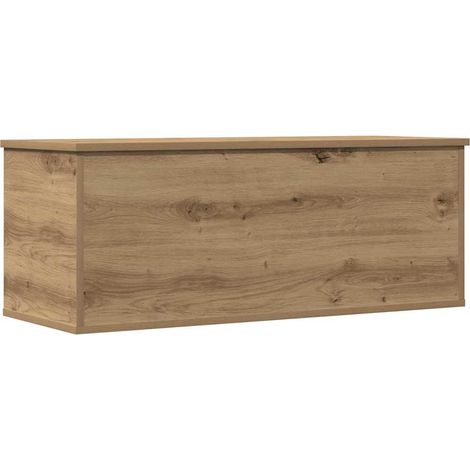 Maison Exclusive - Scatola di Stoccaggio Rovere artigianale 90 x 35 x 35 cm
