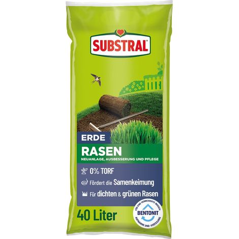 SUBSTRAL® Rasenerde torffrei - 40 Liter (1/5)