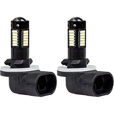 Ampoules de remplacement LED blanches 6500K 30SMD 4014 881 880 H27 pour feux antibrouillard (1/5)
