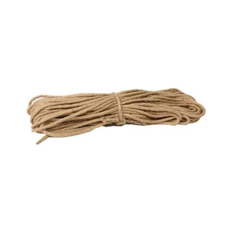 Corde de jute naturelle 14 mm x 10 m, idéale pour le jardinage, le bricolage et les griffoirs manuels pour chats (1/5)