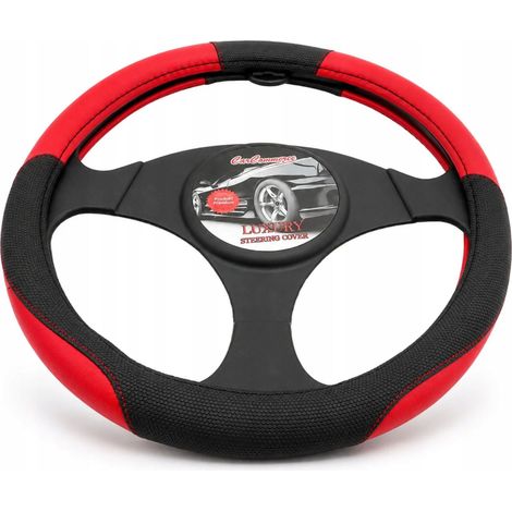 Coprivolante, telo copriauto, 37-39 cm, ecopelle rossa (1/4)