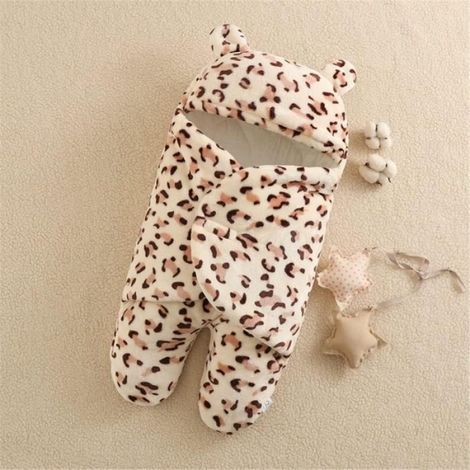 Nid d'ange universel hiver pour bébé - - Léopard - Flanelle + Coton - 78L x 90l cm (1/4)