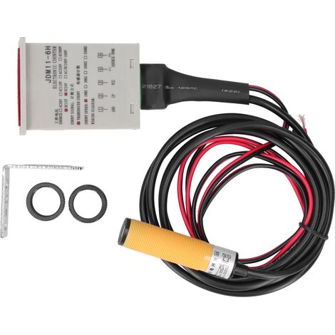 BERM Compteur à affichage numérique Capteur industriel électronique Induction automatique BEM‑6H‑30E4‑CTDC12‑24V (1/5)