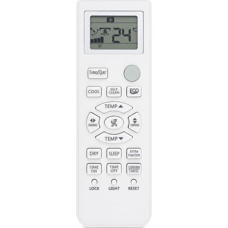 Télécommande de Climatisation Compatible avec Haier 0010401715BW YR-W08 YL-W08 W05 W06 (1/5)