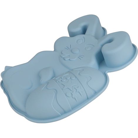 Coniglietto pasquale in silicone con uovo di Pasqua (1/3)