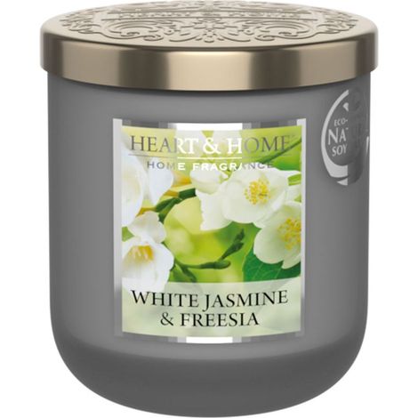 Bougie heart and home freesia et jasmin blanc (1/2)