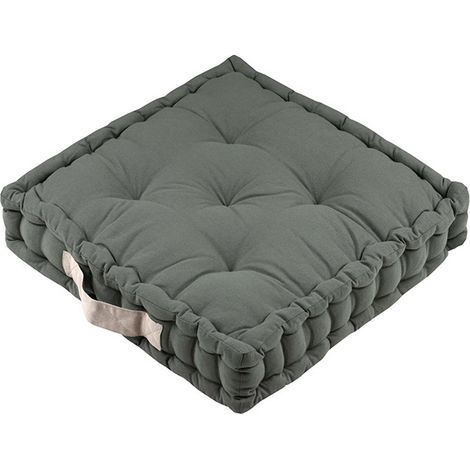 Cuscino Duo Stoff Verde/Linea 45x45x10cm - Stoffa