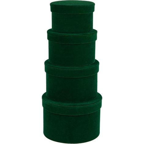 Velvet Gift Boxes Cardboard Gift Box Storage Boxes Gift Box Jewelry Box Green