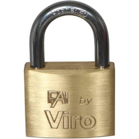 6 x VIRO 555 LUCCHETTO FAI ARCO 50MM OTTONE
