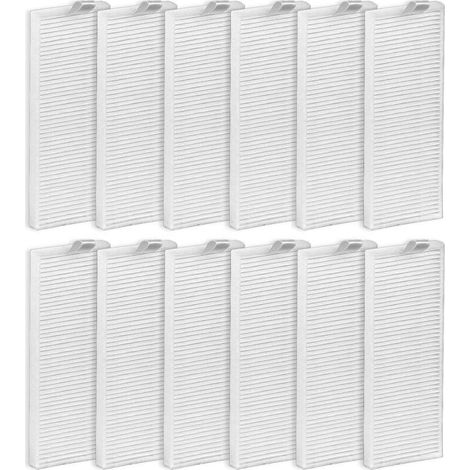 (12 pièces) filtres HEPA compatibles avec aspirateur robot Lefant M210B M213S M210S M210 M213, OKP Life K2 K3 K3A K4 K5, kit de filtres de rechange pour aspirateur robot 12 filtres (1/5)
