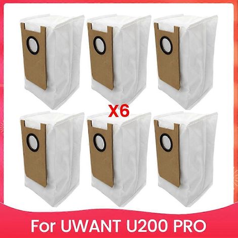 Ensemble de 6 sacs à poussière pour robot aspirateur et laveur Uwant U200 Pro - Accessoires et pièces de rechange (1/5)