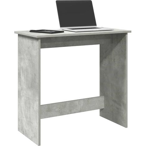 vidaXL Scrivania Grigio Cemento 80x40x75 cm in Legno Multistrato