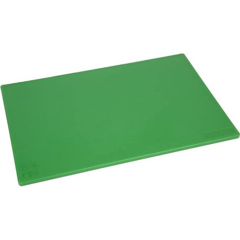 Hygiplas J253 - Tagliere, a bassa densità, 450 x 300 x 12 mm, colore: verde (1/5)