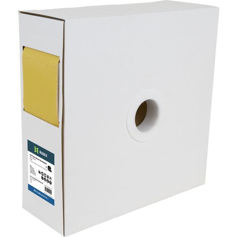 Papier abrasif en rouleau à dos mousse - Radix - Pro - 25 m x 114 mm - P80 (1/2)