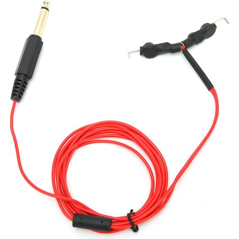 Câble en Silicone Rouge pour Machine à Tatouage - Connecteur Professionnel Tatouage (1/5)
