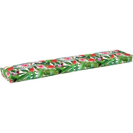 Coussin à motif floral jungle tropicale, 200 x 40 x 8 cm (1/5)