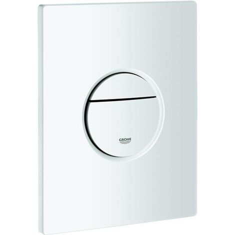 Grohe Abdeckplatte Nova Cosmopolitan alpinweiß, für 2-Mengen- und Start & Stopp-Betätigung, für Rapid SL - 38765SH0