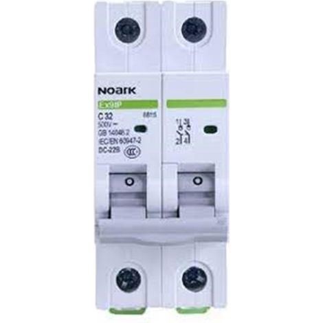 Interruptor seccionador Noark 32A 500V DC para fotovoltaica