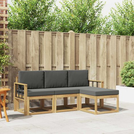 vidaXL Outdoor-Sofagarnitur 4 pcs (1/5)