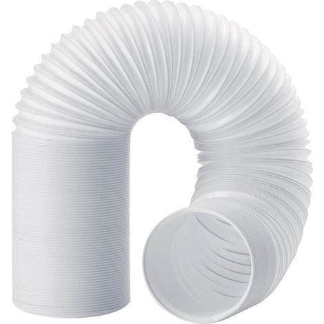 Tuyau D'éChappement 130 Mm, Tuyau D'éChappement pour Climatisation, Tuyau en PVC, Tuyau de Climatisation, Tuyau de Ventilation, RéTractable 2 M (1/5)