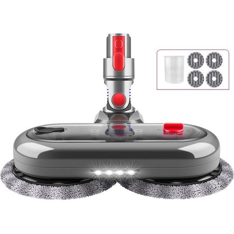 Elektrischer Bürstenkopf für Dyson V15 / V11 / V10 / V7 / V8 Staubsauger mit 4 Reinigungstüchern (1/4)