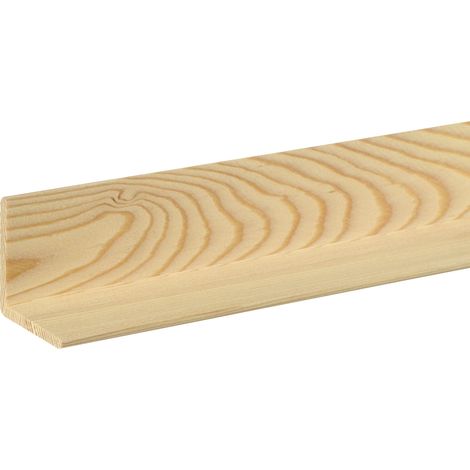 Winkelleiste 2000 x 45 mm, Lärche Leisten Winkelprofil Eckleiste Innen (1/3)