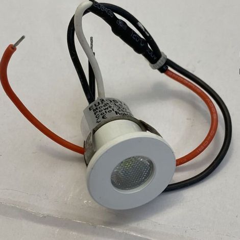 TrAdE Shop Traesio - Mini Faretto Led 2 W Incasso 3v-5v Luce Naturale 4500k Punto Luce Diametro 20 Mm - (1/2)