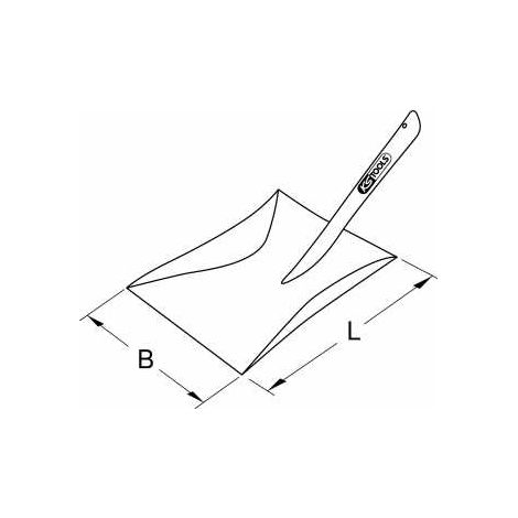 Metallspachtel - 224x228 mm (1/5)