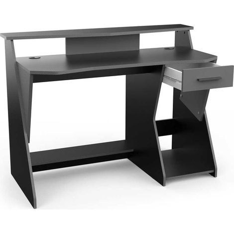 MESA GAMER CON CAJÓN Y ESTANTE SPEEL